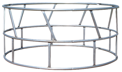 Galvanized Hay Rings
